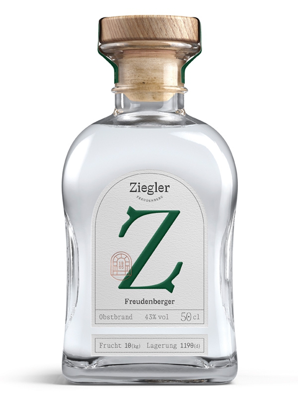 Ziegler Freudenberger Obstbrand 500 ml - 43%