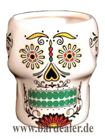 Don Julio Keramik Becher Skull Mug grün 