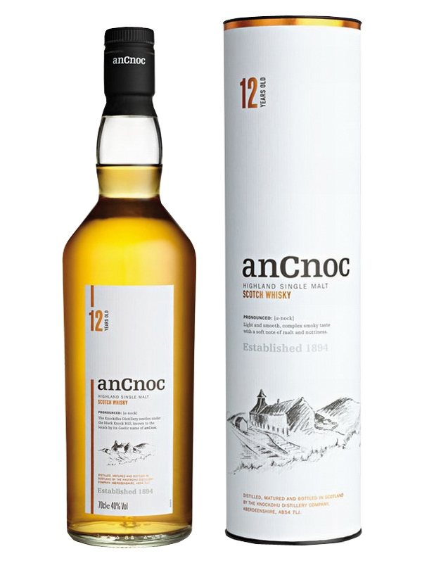 AnCnoc 12 Jahre Single Malt Whisky 700 ml - 40%