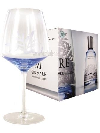Gin Mare Mediterranean Set Flasche + 4 Gläser 700 ml - 42,7%