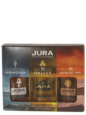 Isle of Jura Mini Set (Origin/16 Jahre/Superst.) 3 x 50 ml - 41%