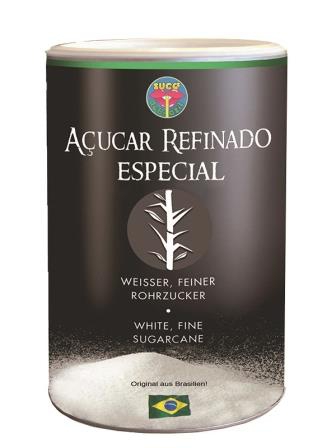 Guarani weißer Rohrzucker fein in Dose 250 g