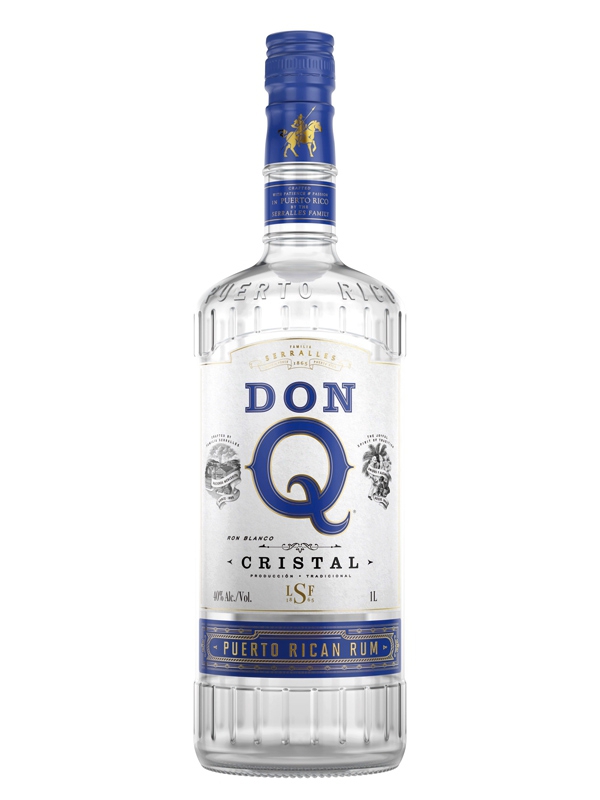 Don Q Cristal Rum Maxi 1000 ml - 40%