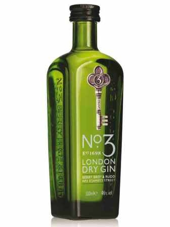 No. 3 London Dry Gin Berry Bros & Rudd Mini 100 ml - 46%