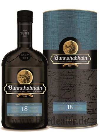 Bunnahabhain 18 Jahre Whisky 700 ml - 46,3%