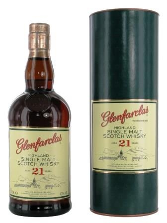 Glenfarclas 21 Jahre Highland Malt Whisky 700 ml - 43%