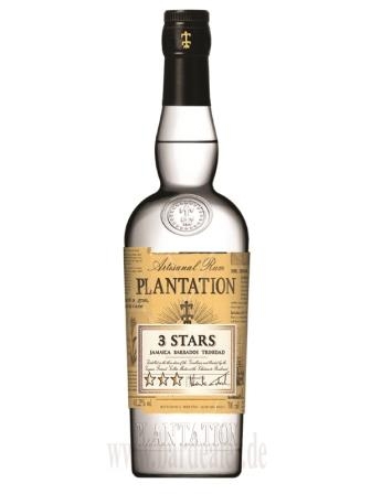 Plantation Three Stars Blended White Rum 700 ml - 41,2%