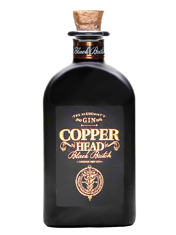 Copperhead Black London Dry Gin 500 ml - 42%