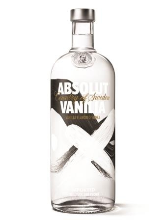 Absolut Vanilia Vodka mit Vanille Maxi 1000 ml - 40%