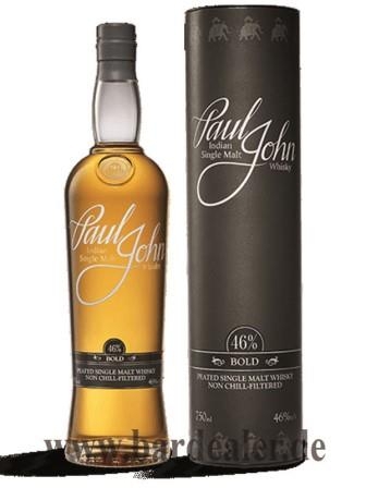 Paul John Bold Indischer Single Malt Whisky 700 ml - 46%