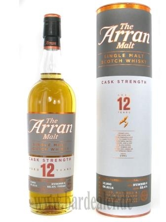 Arran Cask Strength Single Malt Whisky 700 ml - 52,4%