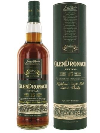 Glendronach 15 Jahre Revival Single Malt Whisky 700 ml - 46%