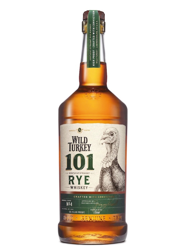 Wild Turkey 101 Rye Whiskey Maxi 1000 ml - 50,5%