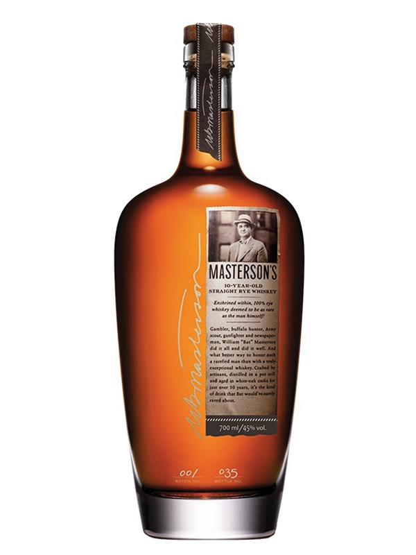 Mastersons 10 Jahre Straight Rye Whiskey 700 ml - 45%