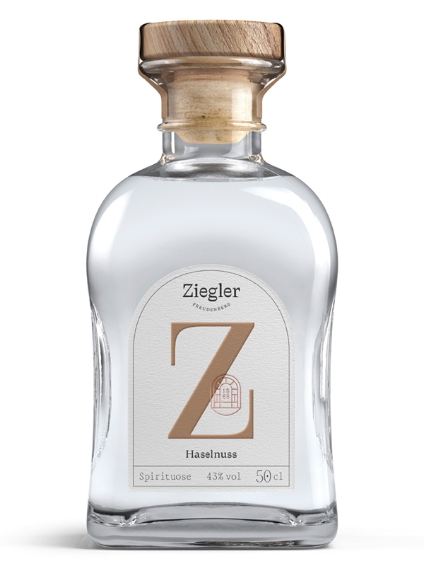 Ziegler Haselnuss Geist 500 ml - 43%