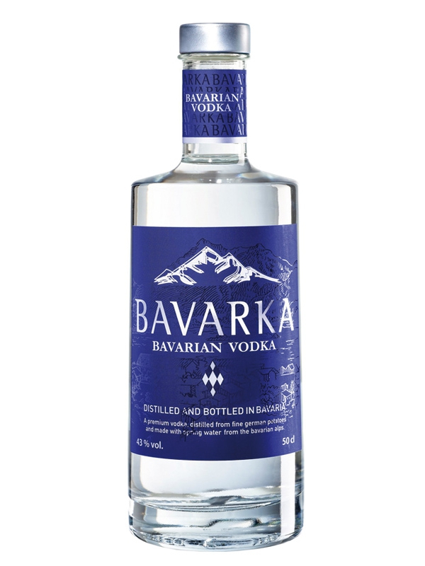 Bavarka Bavarian Vodka Halbe 500 ml - 43%