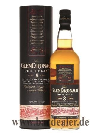 Glendronach The Hielan 8 Jahre Single Malt Whisky 700 ml - 46%