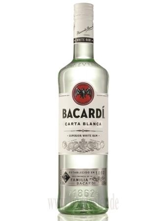 Bacardi Carta Blanca Maxi 1000 ml - 37,5%