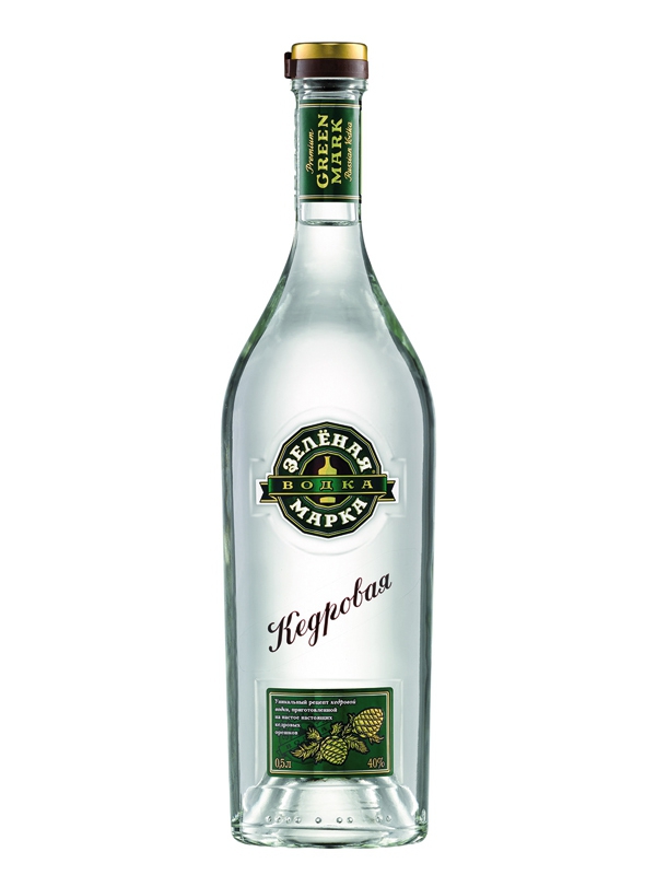 Green Mark Cedar Nut Vodka Maxi 1000 ml - 40%
