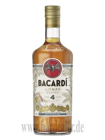 Bacardi Rum Anejo Cuatro 4 Jahre 700 ml - 40%