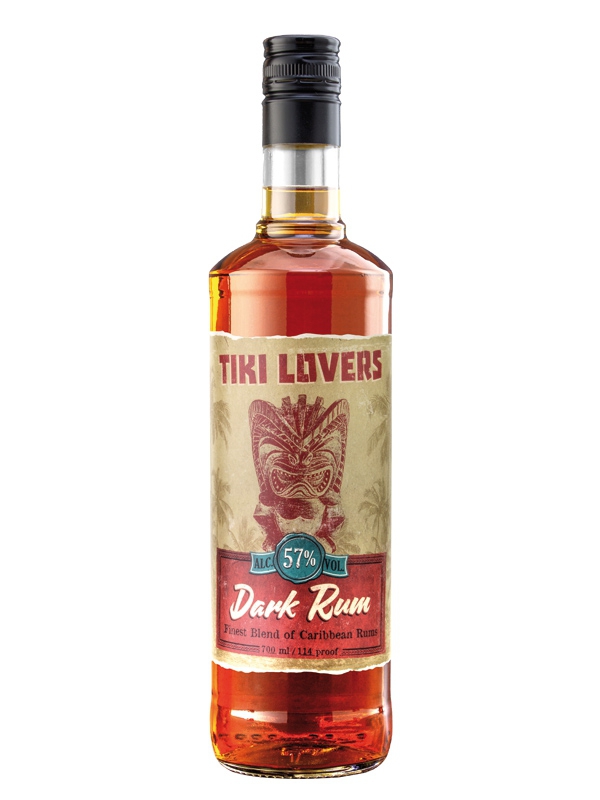 Tiki Lovers Dark Rum 700 ml - 57%