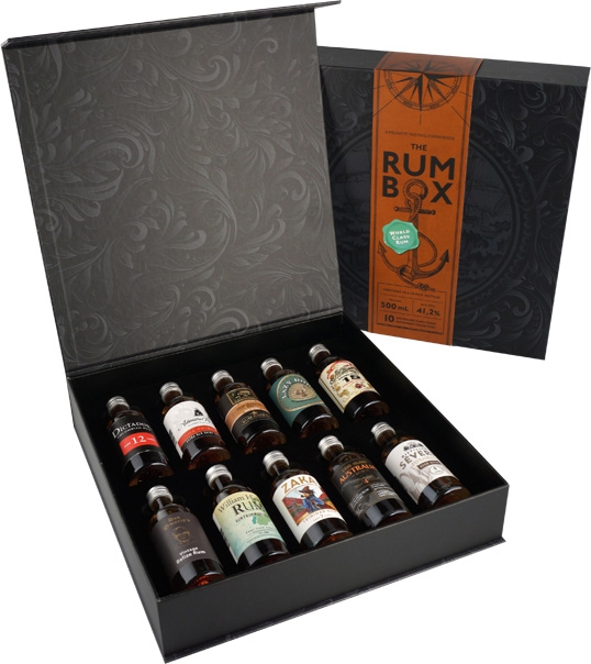 The Rum Box 10x 50 ml - 41,2%