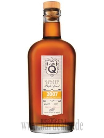 Don Q Single Barrel 2007 Rum Limited Edition 700 ml - 40%