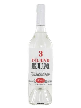 3 Island Rum White 700  ml - 40%