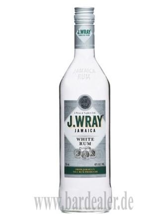 J. Wray Jamaica White Rum Maxi 1000 ml - 40%