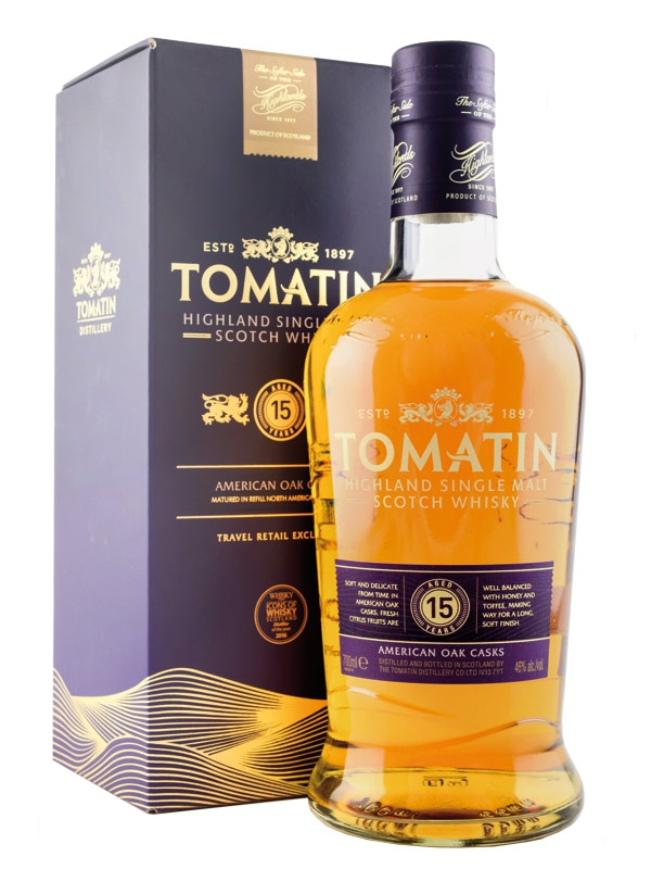 Tomatin 15 Jahre Highland Malt Whisky 700 ml - 43%