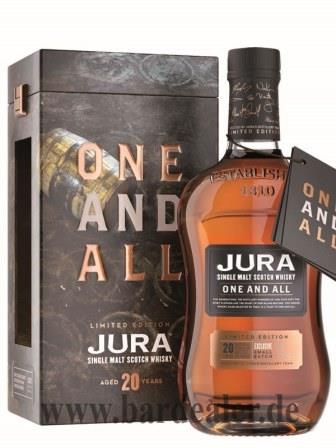 Jura 20 Jahre One and All Single Malt Whisky 700 ml - 51%