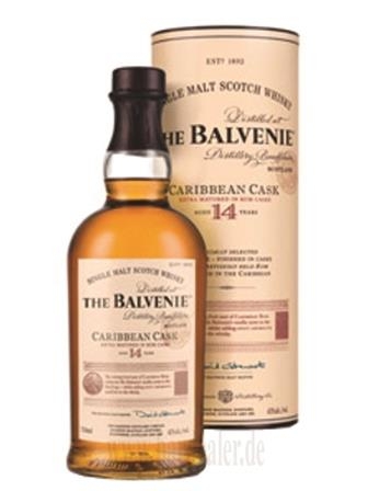 Balvenie 14 Jahre Carribean Rum Cask Finish 700 ml - 43%