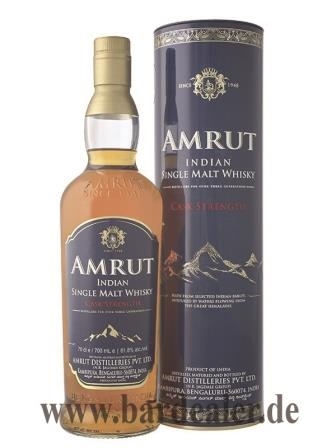 Amrut Indian Single Malt Whisky Cask Strength 700 ml - 61,8%