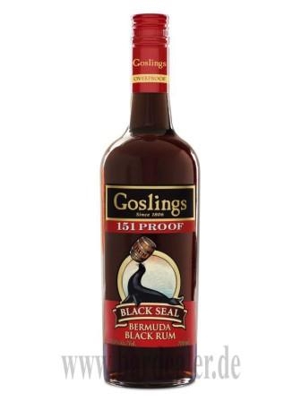 Gosling's Black Seal Dark 151 Overproof 700 ml - 75,5%