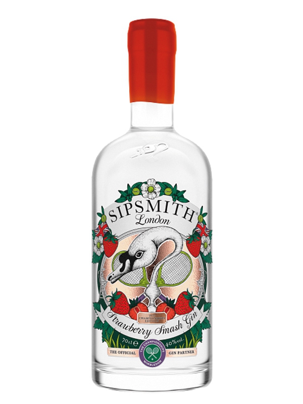 Sipsmith Strawberry Smash Gin Wimbledon Edition 700 ml - 40%