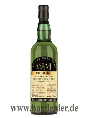 W&M Sherry Cask Highland Malt Whisky 2011-2020 700 ml - 43%
