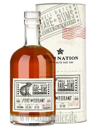 Rum Nation Rare Rum Port Mourant 1999-2016 700 ml - 57,4%