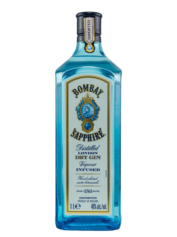 Bombay Sapphire London Dry Gin 40 Maxi 1000 ml - 40%