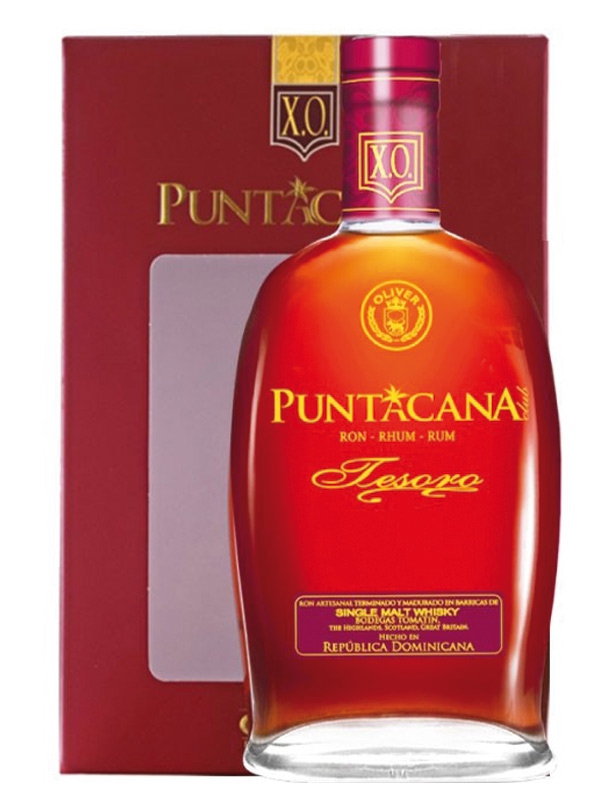 Puntacana Tesoro Rum Tomatin Cask Finish 700 ml - 38%