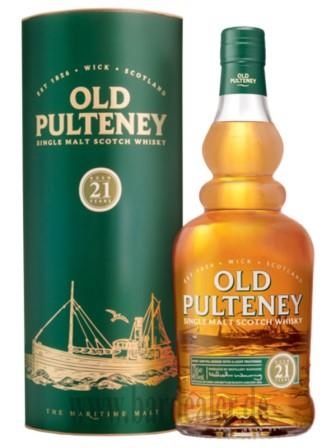 Old Pulteney 21 Jahre Single Malt Whisky 700 ml - 46%