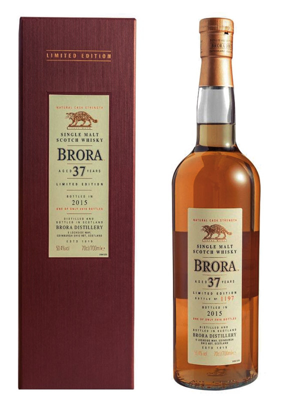 Brora Single Highland Malt Whisky 37 Jahre (2015) 700 ml - 50,4%