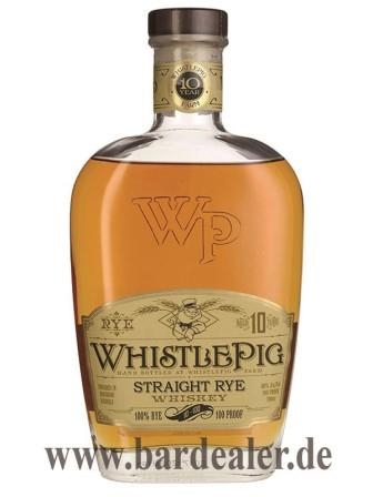 Whistlepig 10 Jahre Rye Whiskey 700 ml - 50%